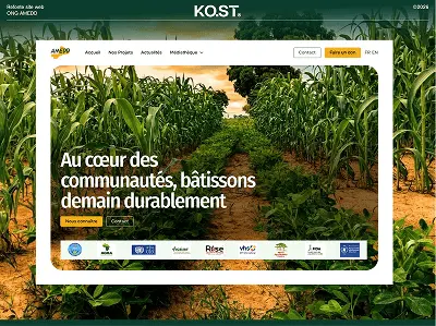 Site web ONG AMEDD MALI